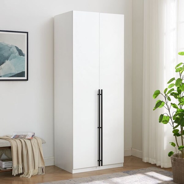 Manhattan Comfort Lee Wardrobe Closet 3.0 in White WC003-WH - main